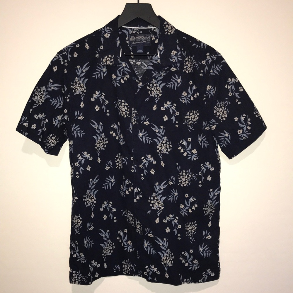 Casual Short Sleeve Button Down